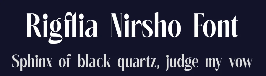 Rigflia Nirsho Font by timelesstype.co — Serif Font — thumbnail 2