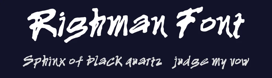 Righman Font by enxyclo — Script Handwritten Font — thumbnail 2