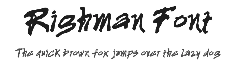 Righman Font by enxyclo — Script Handwritten Font