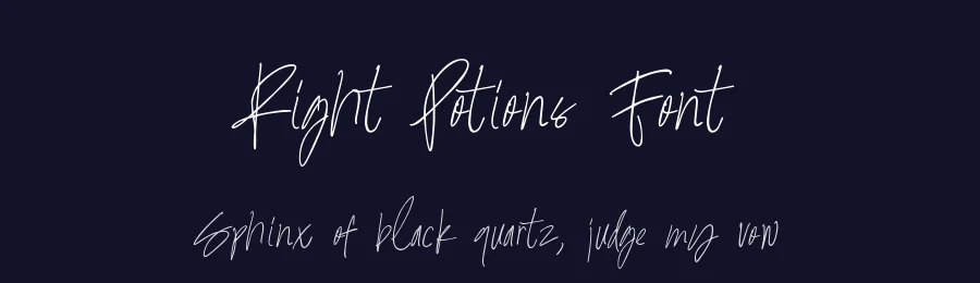 Right Potions Font by Sarid Ezra — Script Handwritten Font — thumbnail 2