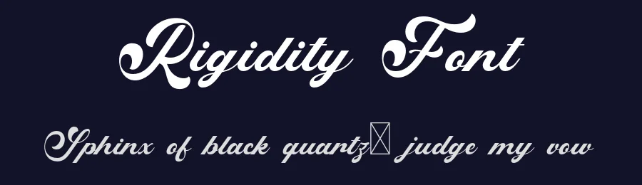 Rigidity Font by Arendxstudio — Script Handwritten Font — thumbnail 2