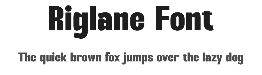 Riglane Font by TypeLogue — Sans Serif Font