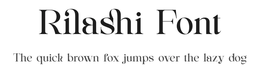 Rilashi Font by TypeLogue — Serif Font