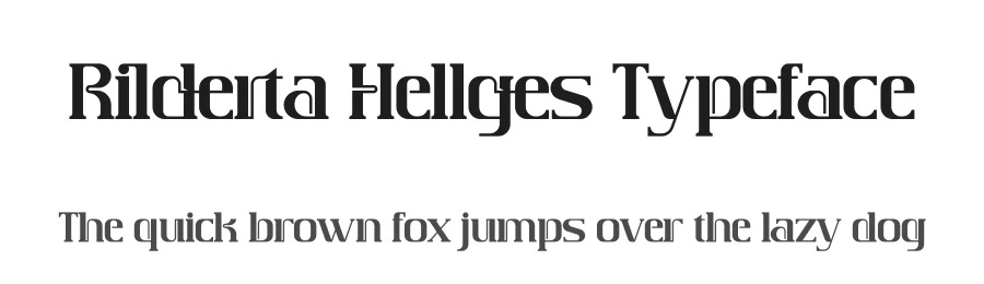 Rilderta Hellges Typeface by Storytype — Serif Font