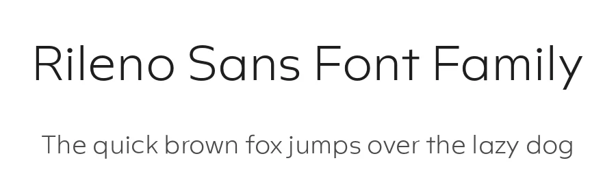 Rileno Sans Font Family by Degarism Studio — Sans Serif Font