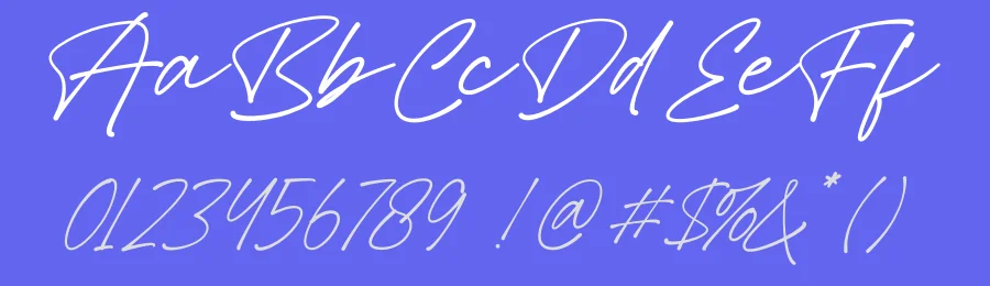 Rilensy Font by Rantautype — Script Handwritten Font — thumbnail 3