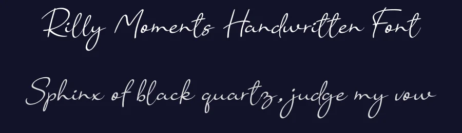 Rilly Moments Handwritten Font by andikastudio — Script Handwritten Font — thumbnail 2