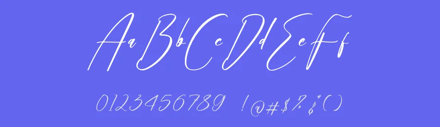 Rilmonthesa Font by glorytype — Script Handwritten Font — thumbnail 3