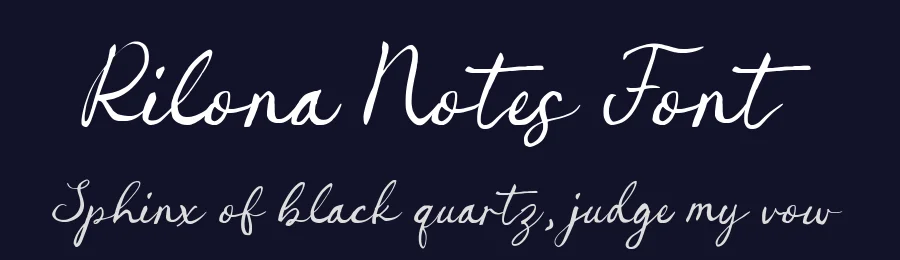 Rilona Notes Font by Timur type — Script Handwritten Font — thumbnail 2