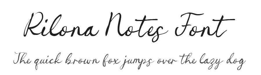 Rilona Notes Font by Timur type — Script Handwritten Font