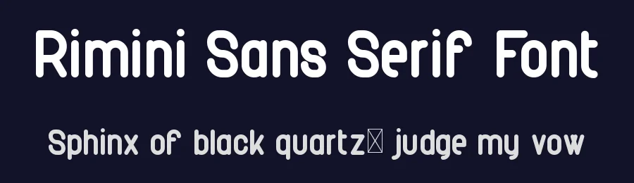 Rimini Sans Serif Font by vp_creative_shop — Sans Serif Font — thumbnail 2