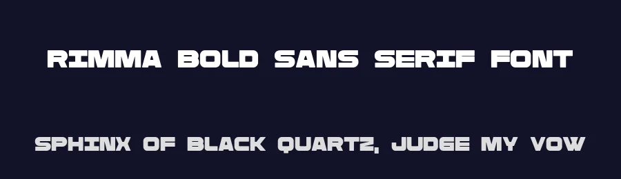 Rimma Bold Sans Serif Font by Vladyslav Boyko — Sans Serif Font — thumbnail 2