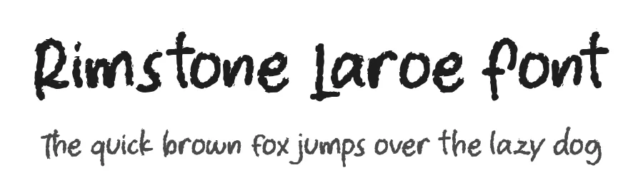 Rimstone Laroe Font by Lettermine — Decorative Font