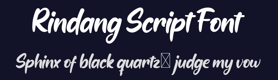 Rindang Script Font by twinletter — Script Handwritten Font — thumbnail 2