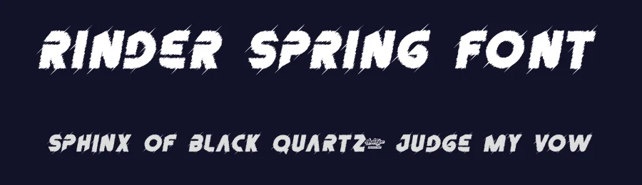 Rinder Spring Font by noahtype — Script Handwritten Font — thumbnail 2