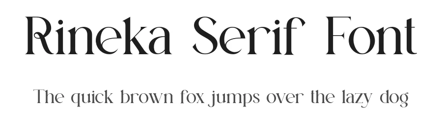 Rineka Serif Font by ErmediaStudio — Serif Font