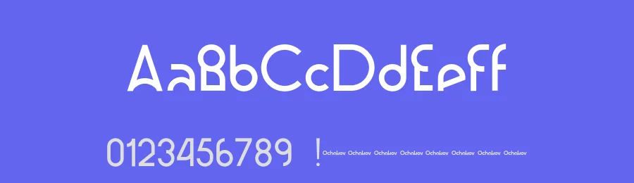 Ring Rome Font by Dmitry Ochakov — Sans Serif Font — thumbnail 3