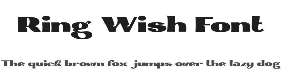 Ring Wish Font by Dmitry Ochakov — Display Font