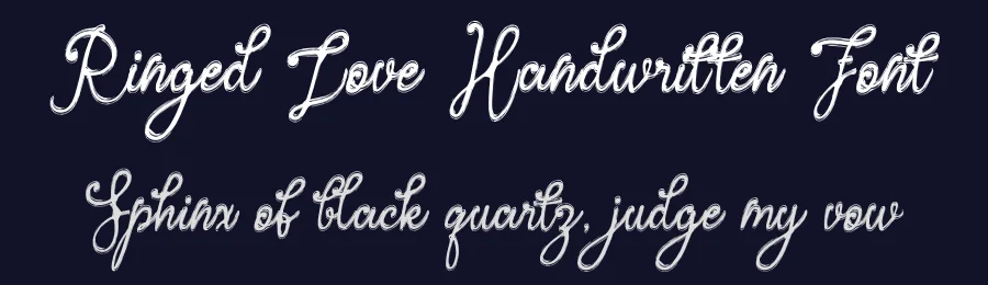 Ringed Love Handwritten Font by andikastudio — Script Handwritten Font — thumbnail 2