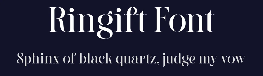 Ringift Font by Graptail — Serif Font — thumbnail 2