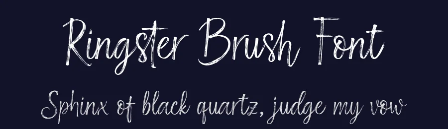 Ringster Brush Font by stripesstudio — Script Handwritten Font — thumbnail 2