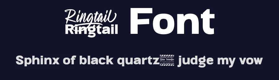 Ringtail Font by Din Studio — Sans Serif Font — thumbnail 2