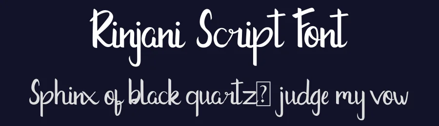 Rinjani Script Font by didiksaputra — Script Handwritten Font — thumbnail 2