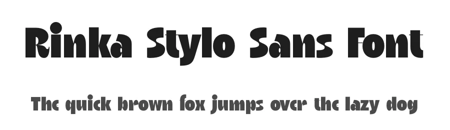Rinka Stylo Sans Font by timelesstype.co — Display Font