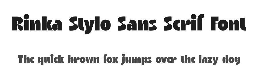 Rinka Stylo Sans Serif Font by timelesstype.co — Sans Serif Font