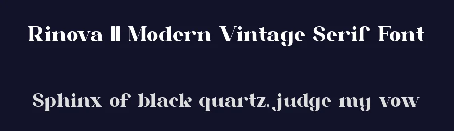 Rinova || Modern Vintage Serif Font by ErmediaStudio — Display Font — thumbnail 2