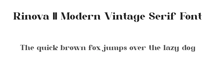 Rinova || Modern Vintage Serif Font by ErmediaStudio — Display Font