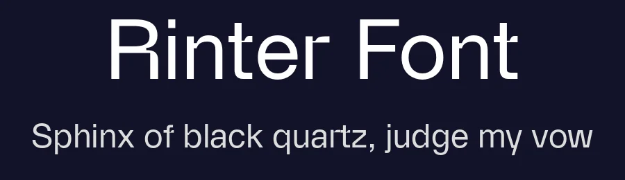 Rinter Font by Thunder Studio — Sans Serif Font — thumbnail 2