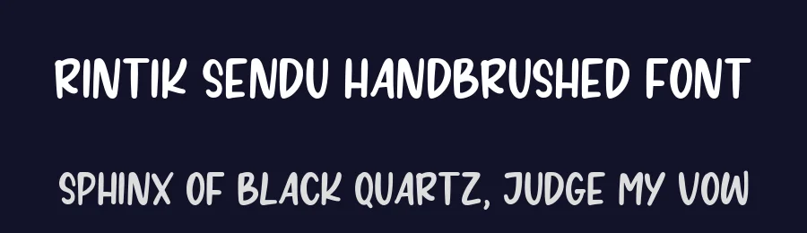 Rintik Sendu Handbrushed Font by balpirick — Script Handwritten Font — thumbnail 2