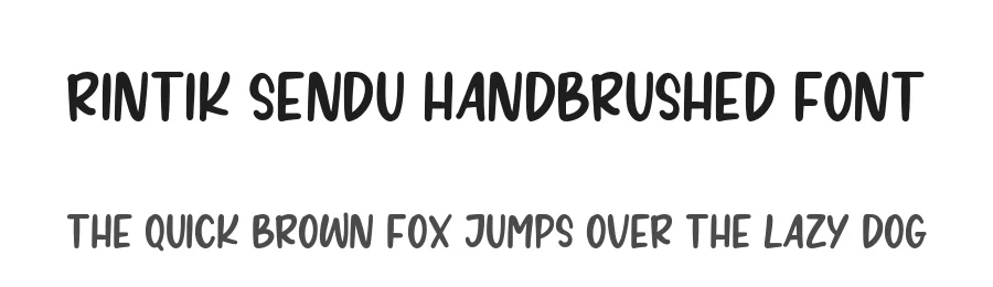 Rintik Sendu Handbrushed Font by balpirick — Script Handwritten Font