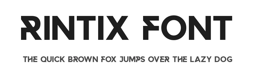 Rintix Font by Creative Killer — Sans Serif Font