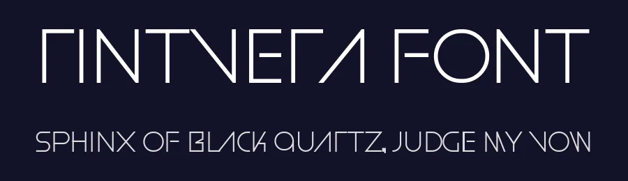 Rintvera Font by ffeeaarr — Display Font — thumbnail 2