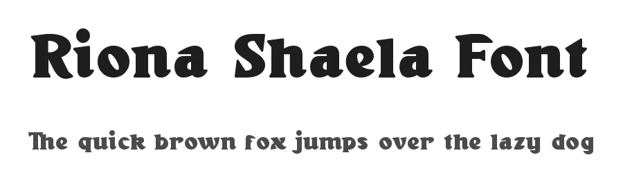 Riona Shaela Font by Rais Project Studio — Sans Serif Font