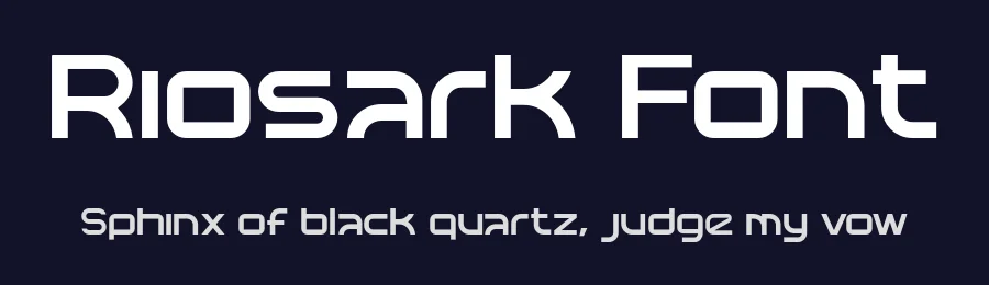 Riosark Font by NazmulsDesign — Display Font — thumbnail 2