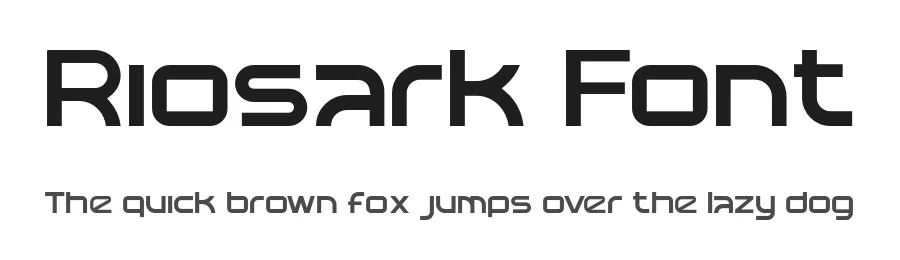 Riosark Font by NazmulsDesign — Display Font