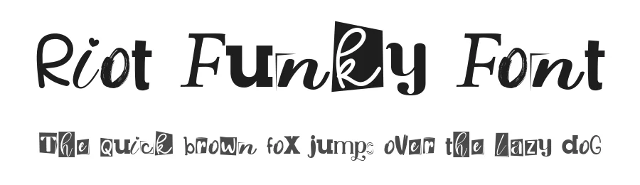 Riot Funky Font by bearydsgn — Decorative Font