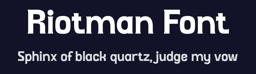 Riotman Font by SURATMI — Decorative Font — thumbnail 2