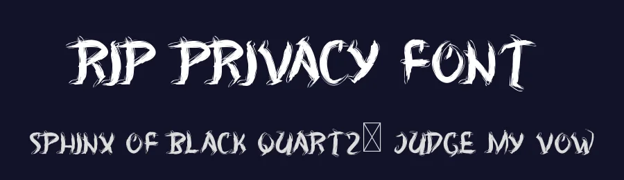 RIP Privacy Font by noahtype — Script Handwritten Font — thumbnail 2