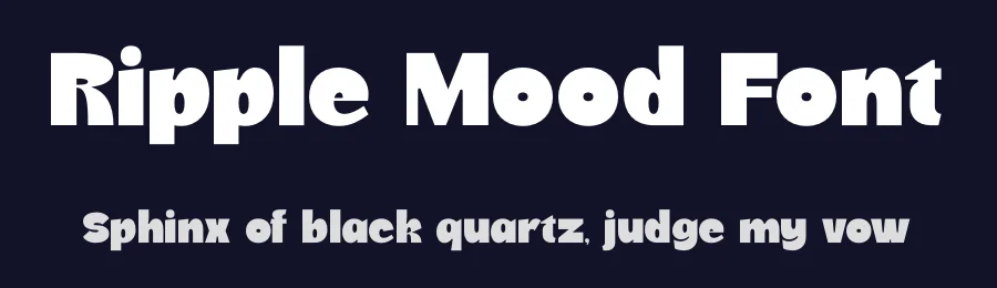 Ripple Mood Font by timelesstype.co — Display Font — thumbnail 2