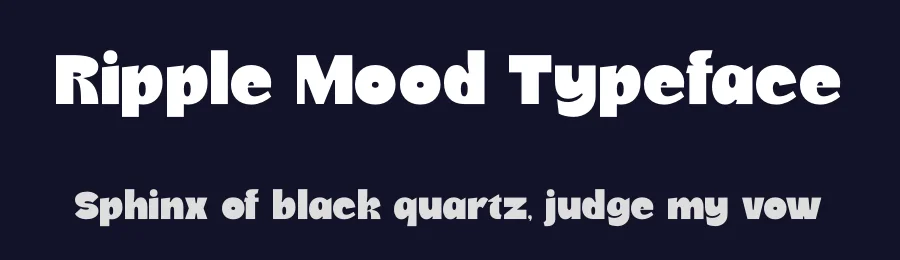 Ripple Mood Typeface by timelesstype.co — Display Font — thumbnail 2