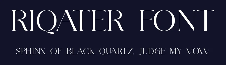 Riqater Font by ErmediaStudio — Serif Font — thumbnail 2
