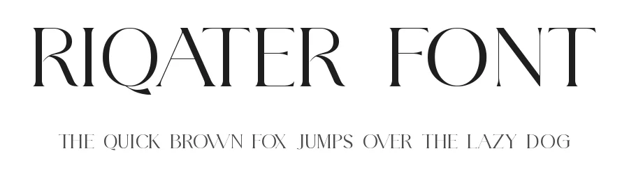 Riqater Font by ErmediaStudio — Serif Font