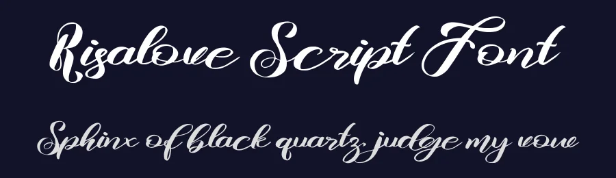 Risalove Script Font by Balibilly Design — Script Handwritten Font — thumbnail 2