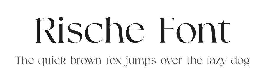 Rische Font by Flavortype โ Serif Font