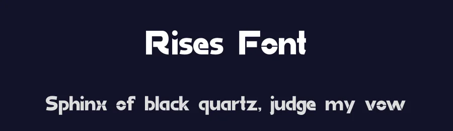 Rises Font by JNJ studio — Display Font — thumbnail 2