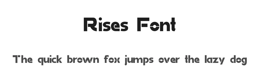 Rises Font by JNJ studio — Display Font